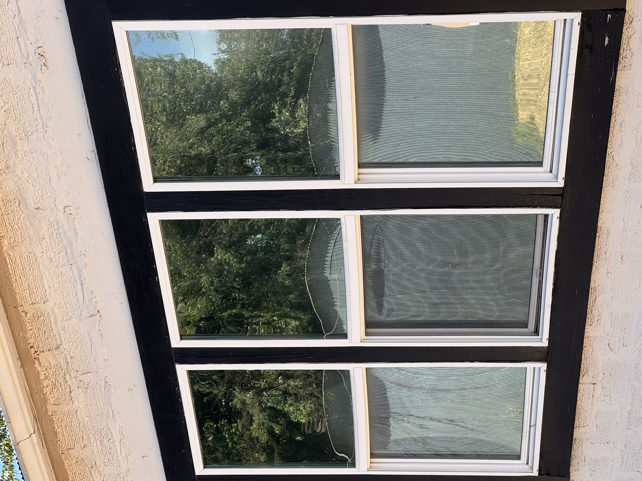 Residential windows with a clean tinted finish